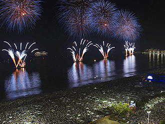 fireworks rio new year 2014