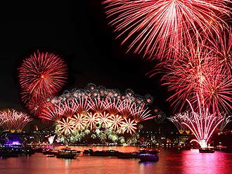 sydney harbour new year 2014