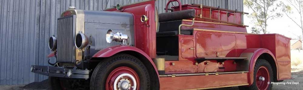 Vintage fire truck, Manguang Fire Station Museum