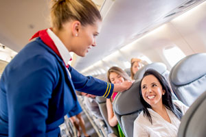 Make your flight attendant your friend